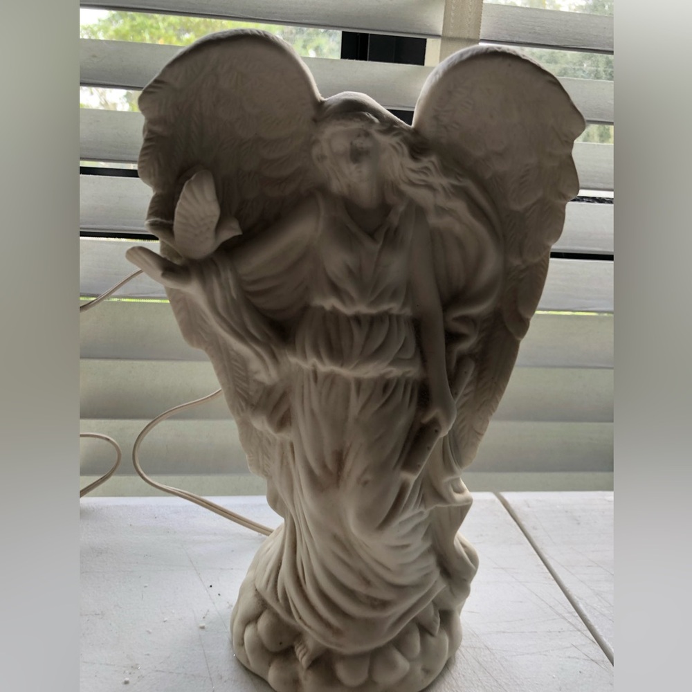 Ivory angel nightlight lamp